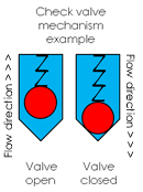 example of a check valve mechanism